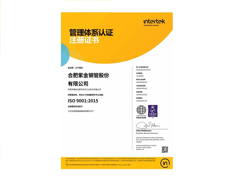ISO 9001管理体系