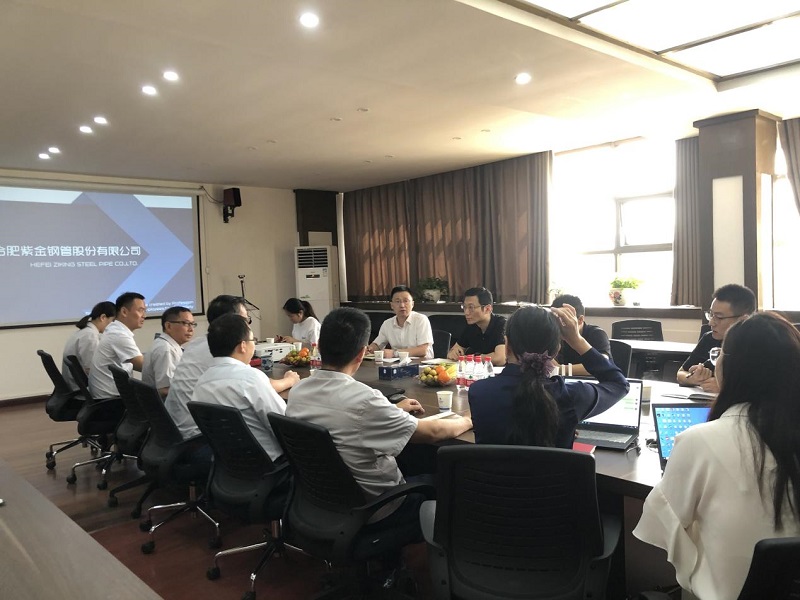 合肥市地方金融监督管理局副局长程亚松一行 莅临公司走访调研