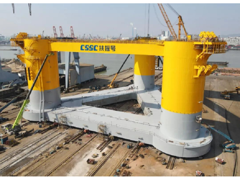 Overcome difficulties and successfully make the first floating wind power platform