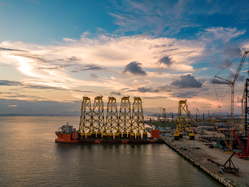 11.50-Meter Super-Large-Diameter Suction Buckets Successfully Delivered for UK Wind Farm