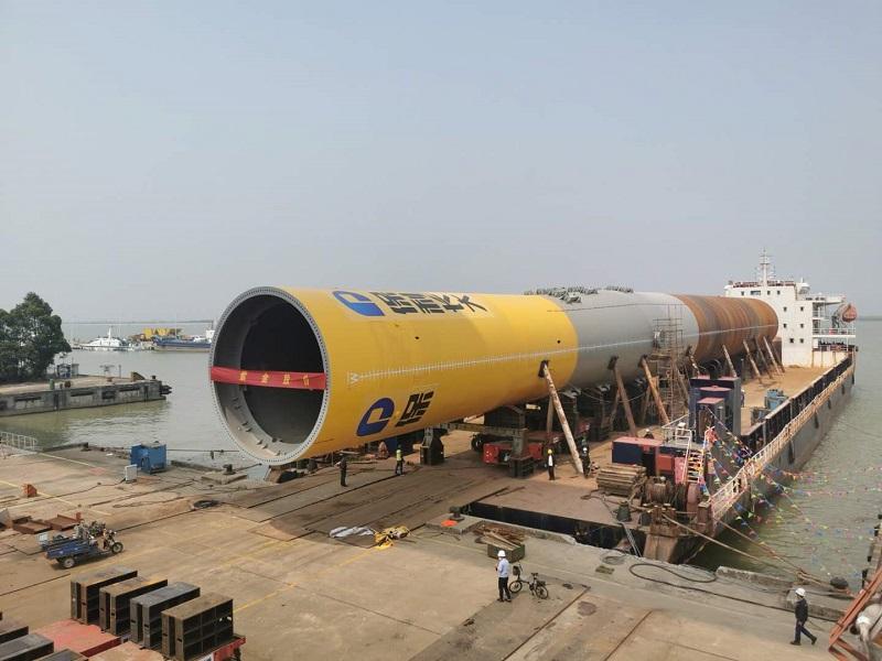 Ziking Delivers First Mega-Size Offshore Wind Energy Monopile