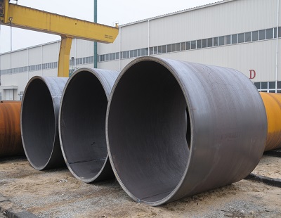 Steel pipes for construction