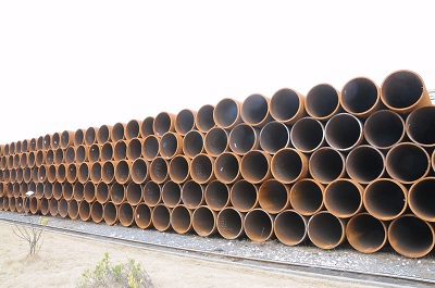 Steel pipes for construction